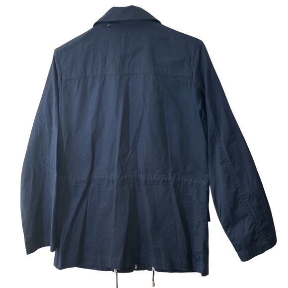 New Graff by Um Women’s Navy Cotton Twill Jacket Small - Picture 2 of 7